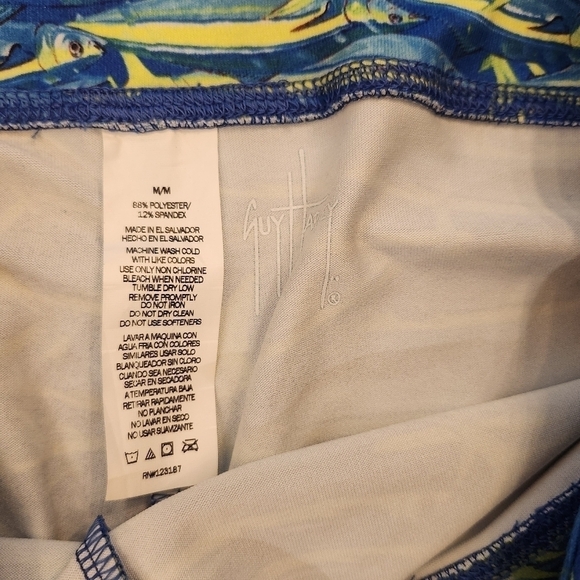 Guy Harvey Key West Fish Leggings Size Medium NWOT - Picture 6 of 8